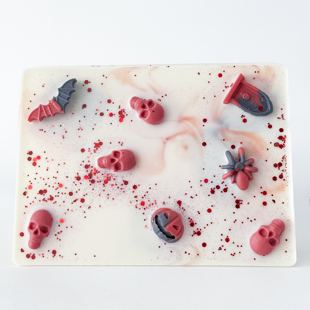 Halloween Brittle Bar Wax Melt - Red & Black