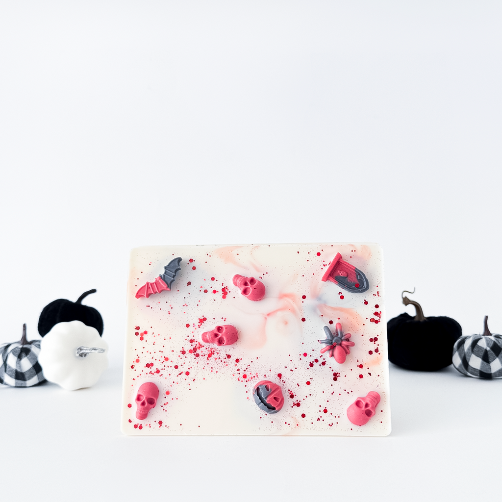 Halloween Brittle Bar Wax Melt - Red & Black