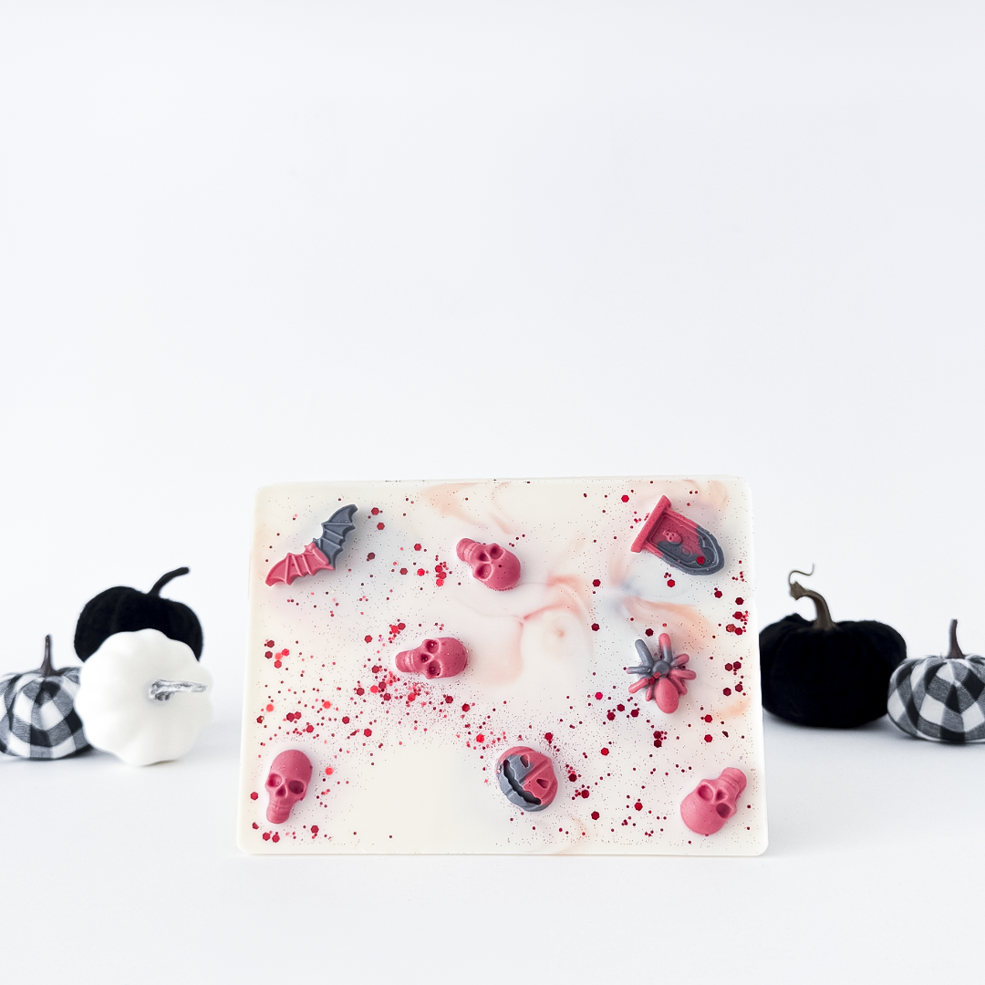 Halloween Brittle Bar Wax Melt - Red & Black