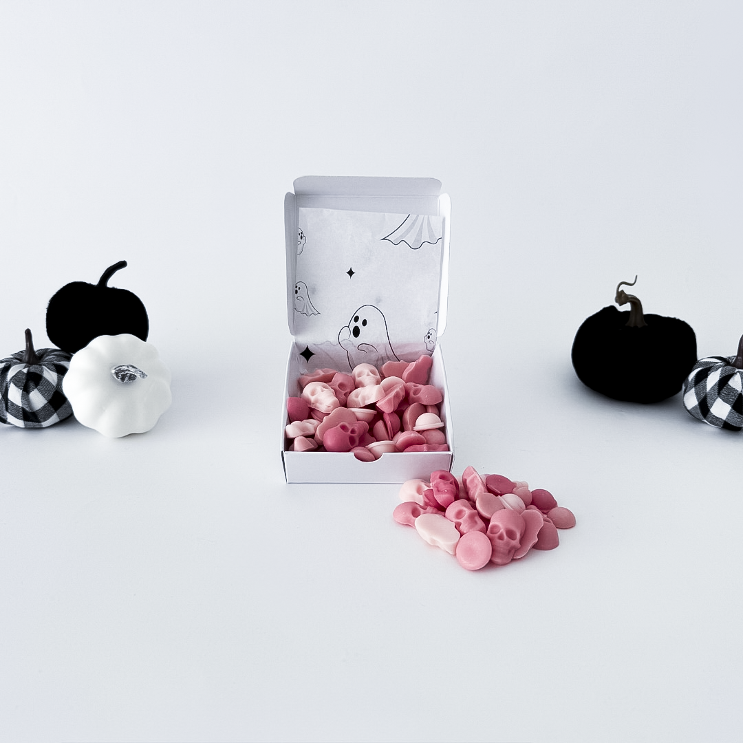 Halloween Scoopie Wax Melt - Ombre Pink Skulls