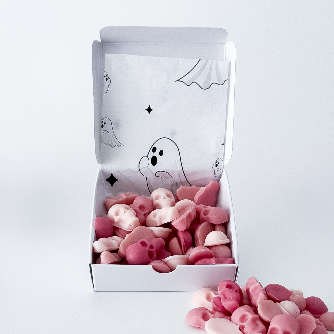 Halloween Scoopie Wax Melt - Ombre Pink Skulls