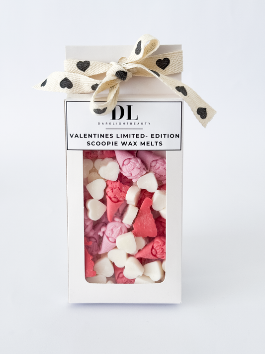 Valentine's Day limited edition scoopie wax melts gnome shaped Darklight Beauty