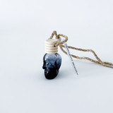 black skull car diffuser bottle Darklight Beauty