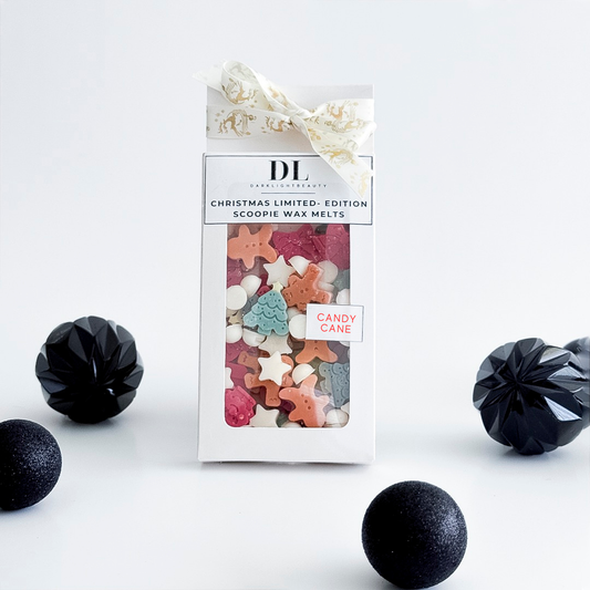 Pack of Candy Cane christmas wax melts by Darklight Beauty