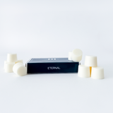 Product packaging with 'ETERNAL' branding on a white background